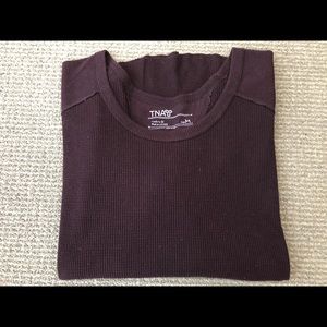 TNA Maroon Thermal Top